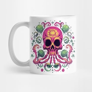 Dark octopus with terrifying depths with voidness in the eyes Mug